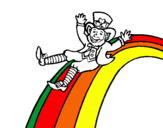 Dibujo Duende en el arco iris pintado por Belenovak