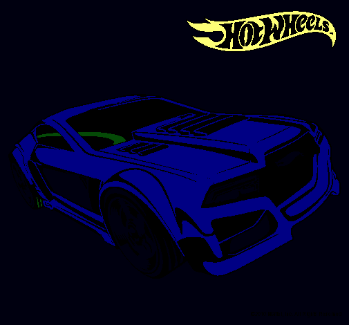 Dibujo Hot Wheels 5 pintado por saldivar