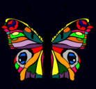 Dibujo Mariposa  pintado por strellhada