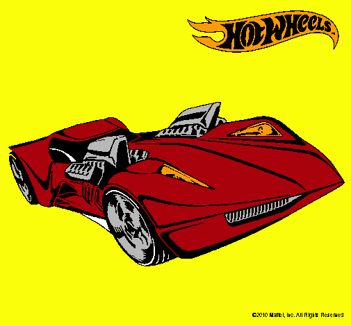 Dibujo Hot Wheels 4 pintado por Hot-Wheels