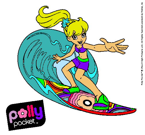 Dibujo Polly Pocket 4 pintado por berta123