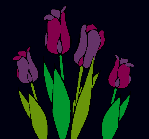Dibujo Tulipanes pintado por NaRuTa 