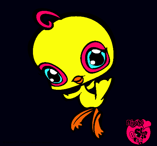 Dibujo Pajarito Littlest Pet Shop pintado por Nagoree