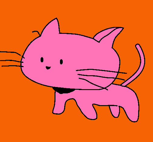 Dibujo Cría de gato pintado por candesua