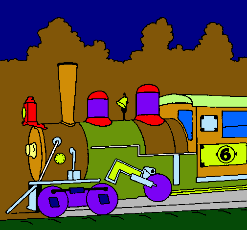 Dibujo Locomotora pintado por MatiasIsr
