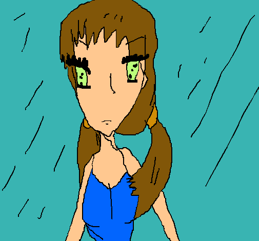 Dibujo Chica 17 pintado por ireneecool