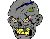 Dibujo Zombie pintado por cyxilena