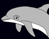 Dibujo Delfín pintado por elbombero