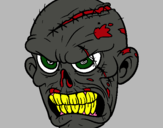 Dibujo Zombie pintado por carlos212