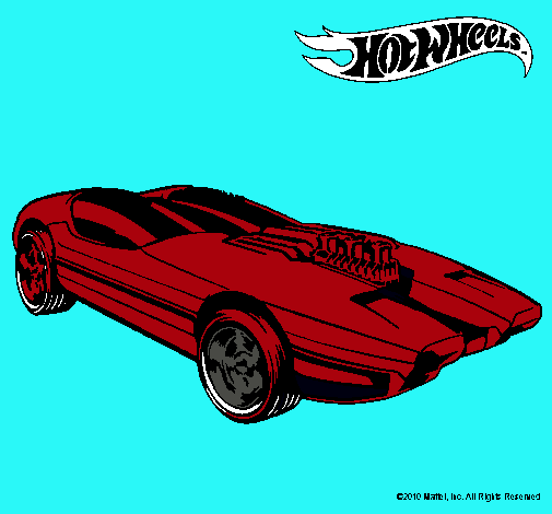 Dibujo Hot Wheels 2 pintado por lexu