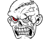 Dibujo Zombie pintado por 12wen65dy