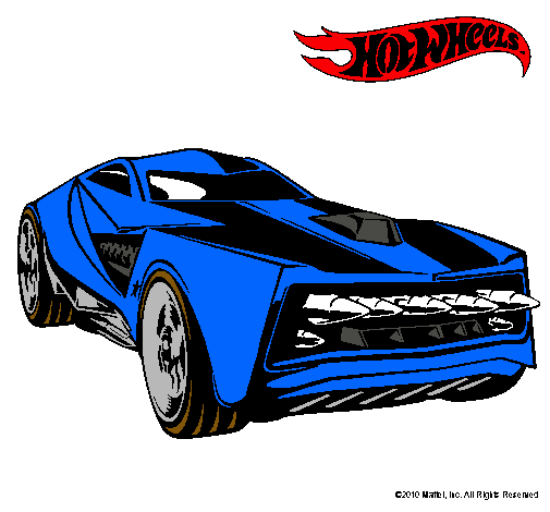 Dibujo Hot Wheels 12 pintado por otoniel