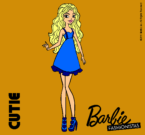 Dibujo Barbie Fashionista 3 pintado por Susan4