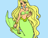 Dibujo Sirenita pintado por Pipluff