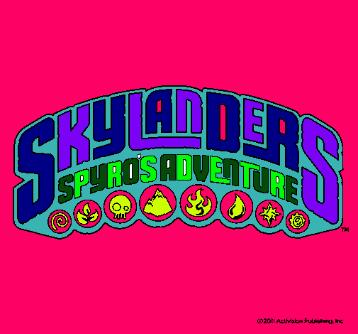 Dibujo Skylanders pintado por tatianam