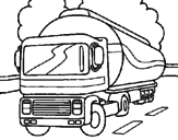 Dibujo Camión cisterna pintado por Crytius