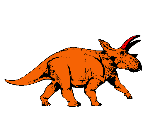 Dibujo Triceratops pintado por javiercito