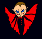 Dibujo Vampiro terrorífico pintado por kigfujiugfkf