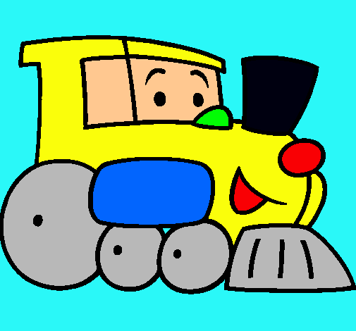 Dibujo Tren pintado por CHARLY6