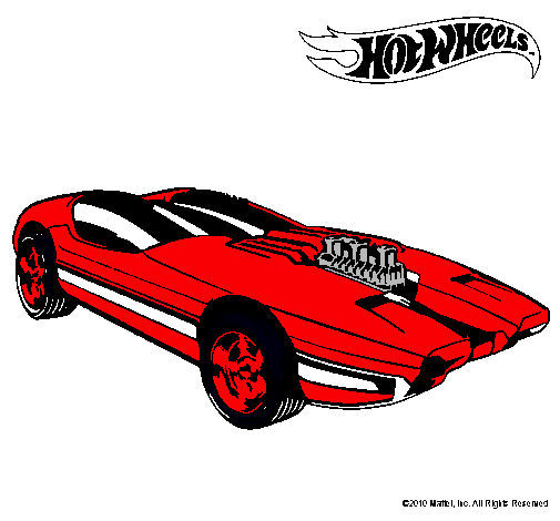 Dibujo Hot Wheels 2 pintado por michael2