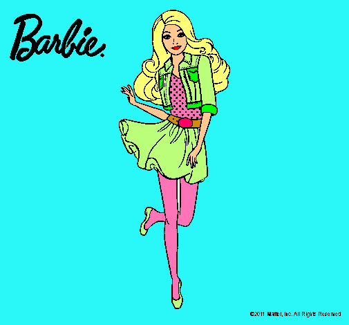 Dibujo Barbie informal pintado por sofiah