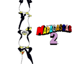 Dibujo Madagascar 2 Pingüinos pintado por LUIYI