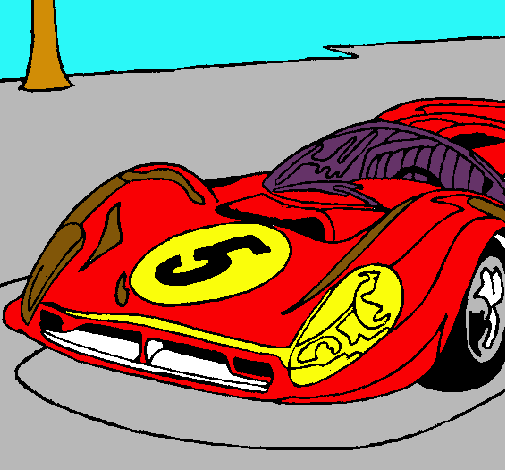 Dibujo Automóvil número 5 pintado por yosel