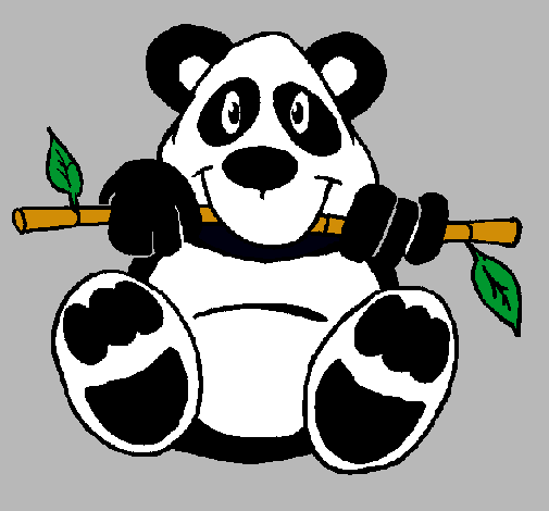 Dibujo Oso panda pintado por LuPiTaA