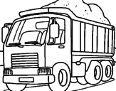Dibujo Camión de carga pintado por Crytius