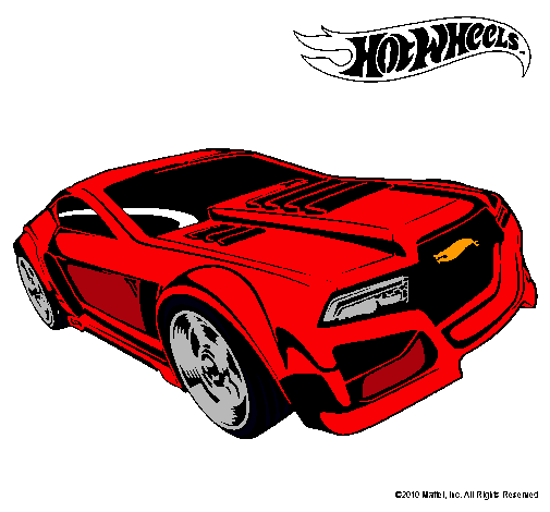 Dibujo Hot Wheels 5 pintado por vic8837