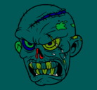 Dibujo Zombie pintado por alancin