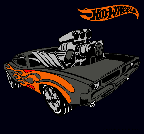 Dibujo Hot Wheels 11 pintado por lexu