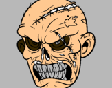 Dibujo Zombie pintado por olgaisla