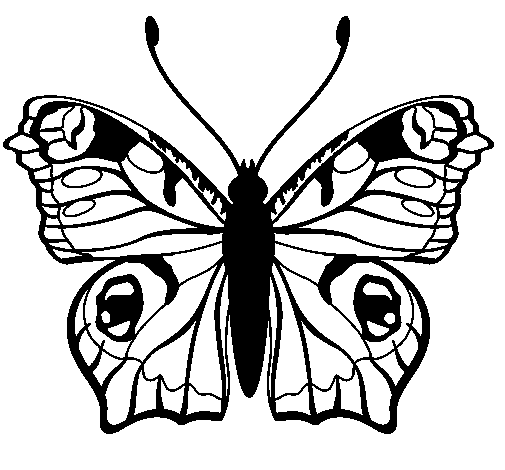Dibujo Mariposa  pintado por Crytius