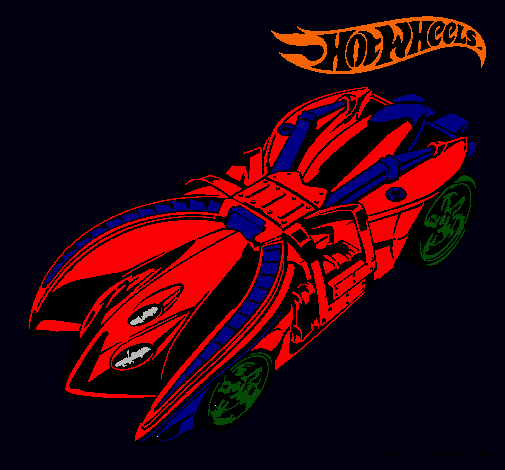 Dibujo Hot Wheels 7 pintado por lexu