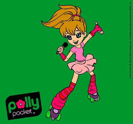 Dibujo Polly Pocket 2 pintado por strellhada