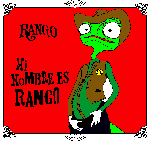 Dibujo Rango pintado por Hansel