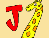 Dibujo Jirafa pintado por camiluchi