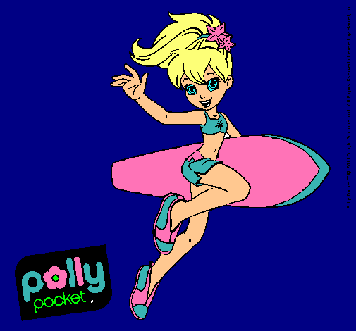 Dibujo Polly Pocket 3 pintado por tatianam