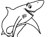 Dibujo Tiburón alegre pintado por Crytius