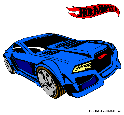 Dibujo Hot Wheels 5 pintado por otoniel