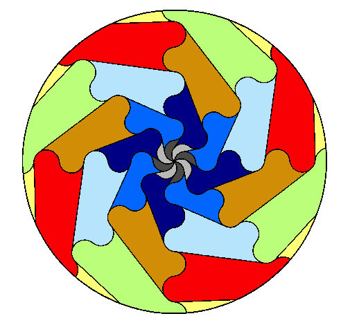 Dibujo Mandala 17 pintado por matiasni