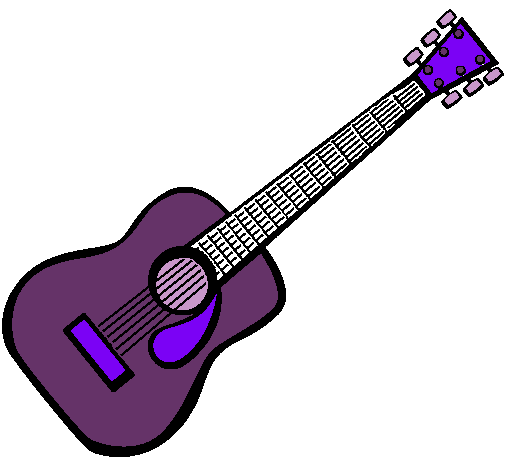 Dibujo Guitarra española II pintado por arleth28