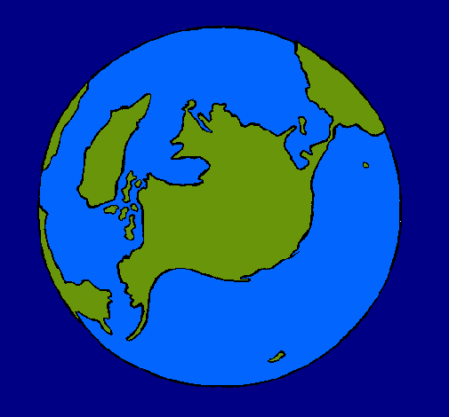 Dibujo Planeta Tierra pintado por Gbt32
