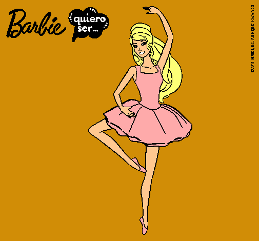 Dibujo Barbie bailarina de ballet pintado por albafg