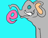 Dibujo Elefante pintado por eligara