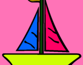 Dibujo Barco velero pintado por Raki