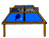 Dibujo Tenis de mesa pintado por RIKY
