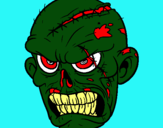 Dibujo Zombie pintado por tatatatata