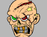 Dibujo Zombie pintado por cesar25